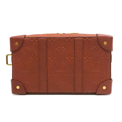 Louis Vuitton Soft Trunk LV X NBA M80549 Ball Grain Leather Brown
