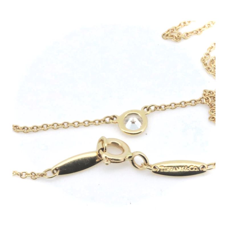 Tiffany & Co By The Yard Diamond Necklace 18K Yellow Gold (18k Yellow Gold)