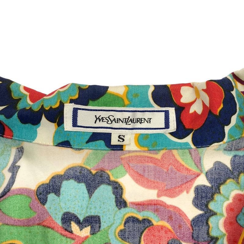 Yves Saint Laurent Multicolor Flower Print Setup Mix S