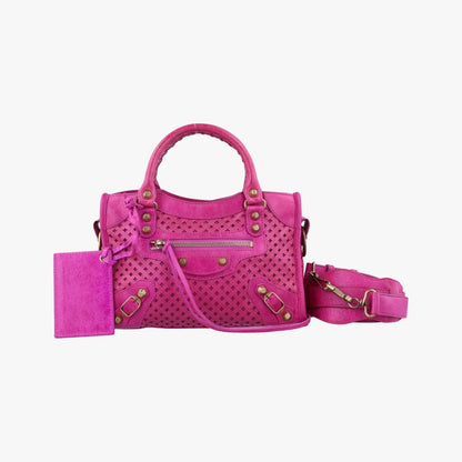Balenciaga Mini City Pink Crumbskin 3002955260 I1669