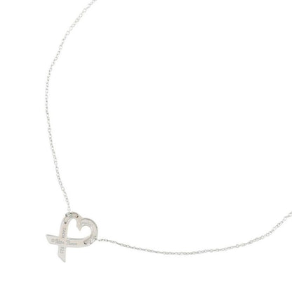 Tiffany & Co Loving Heart Paloma Picasso 925 Silver Ladies 2.7g Necklace