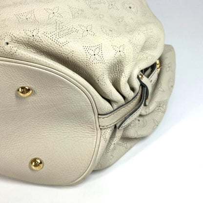 Louis Vuitton Shoulder Bag XL M95548 Monogram Mahina Leather Gris Beige
