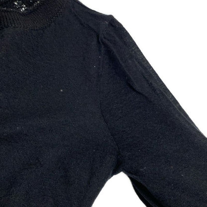 Chanel Cardigan Size 36 S Women - P71576 Black And Silver Cashmere