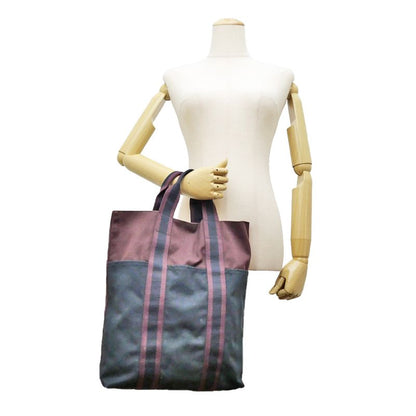 Hermes New-fourre Tout Cabas Handbag Tote Marron Bold- Black Men's