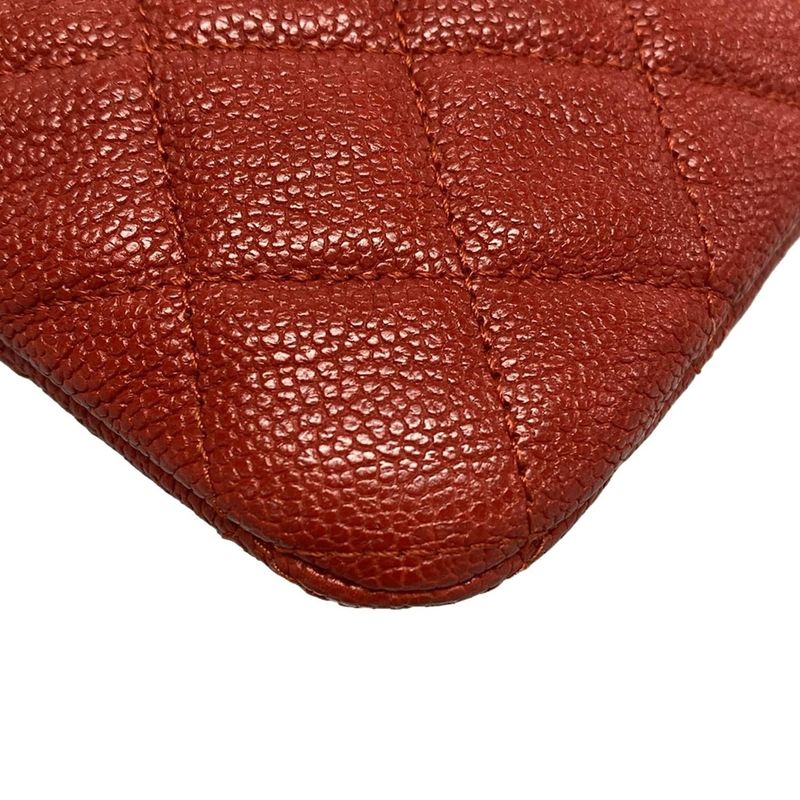 Chanel Clutch Bag Boy Chanel/matelasse Red Vintage Silver Hardware