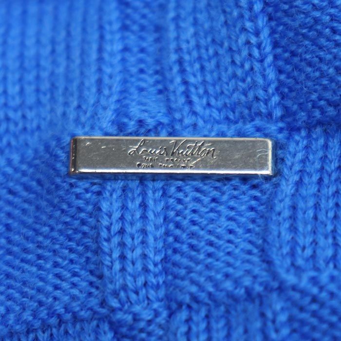 Louis Vuitton Damier Cardigan Blue Rm231q VOR Hjn41w Ca36929 S Men's Preowned