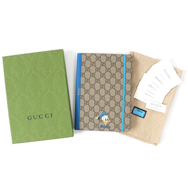 Gucci×disney Gucci×disney GG Supreme Donald Duck Notebook Paper Stationery