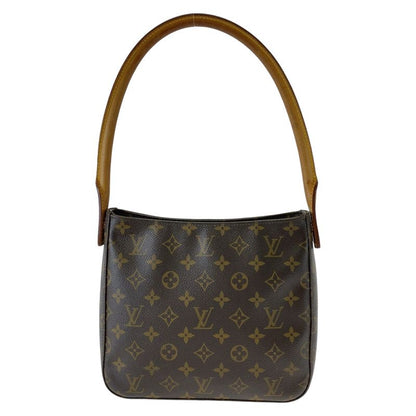 Louis Vuitton Monogram Looping MM Brown Gold Hardware PVC M51146 Shoulder Bag