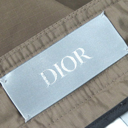 DIOR Christian DIOR Homme 293c179a4717 Buckle Bermuda Logo Patch Shorts Brown 52 Made In