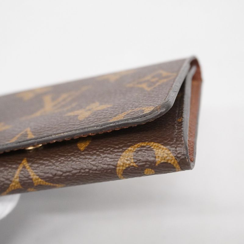 Louis Vuitton Card Case Monogram Enveloppe Carte De Visite M63801 Brown Men