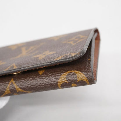 Louis Vuitton Card Case Monogram Enveloppe Carte De Visite M63801 Brown Men
