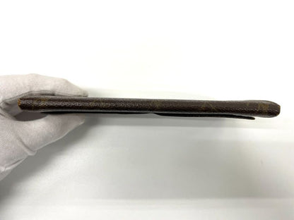 Louis Vuitton Monogram Long Wallet Brown Made In France