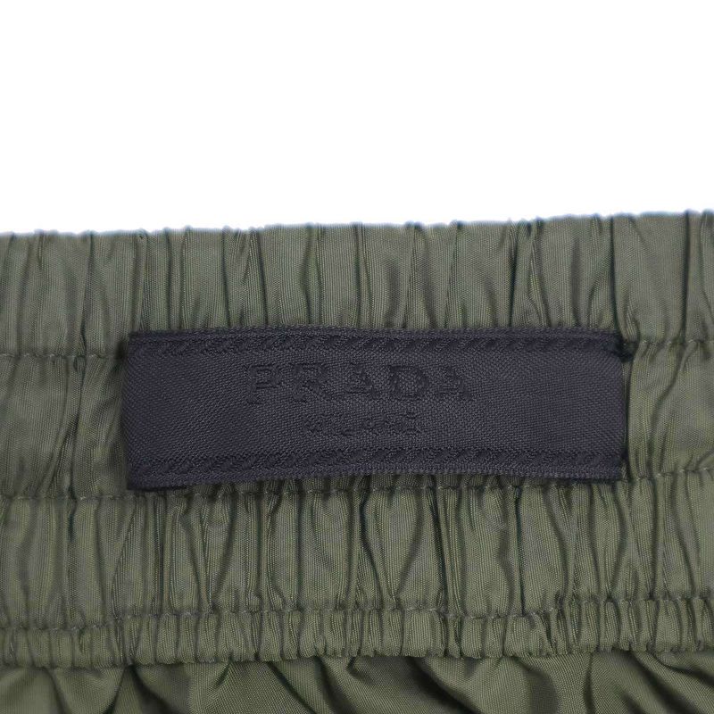 Prada 23ss Re-Nylon Side Zip Nylon Pants Sph246 1wq9 Khaki M