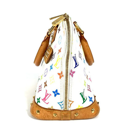 Louis Vuitton Handbag Alma M92647 Monogram Multicolor Canvas Bronze White