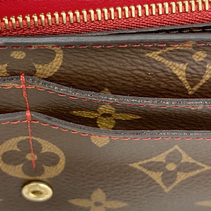 Louis Vuitton Long Wallet Monogram Portefeuille Sarah Retiro M61184 Threes