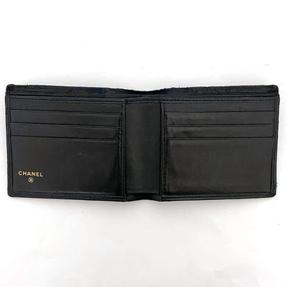 Chanel Bifold Wallet Black Bicolore