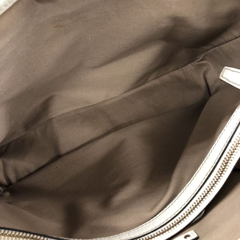 Celine Sd-sa-0029 Handbag Croc Shape Pressed Boogie Macadam Canvas Leather