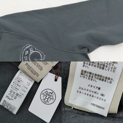 Hermes Teddy Blouson Jacket Patch Clothes Cell H557850ha XL Gray