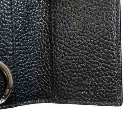 Gucci 473924 6-ring Key Case Key Hook Key Ring Small Leather Black