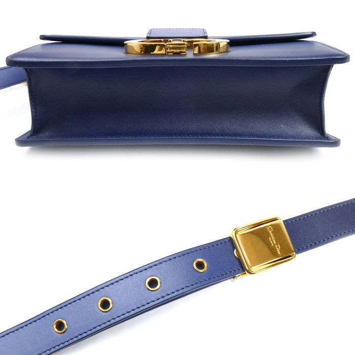 DIOR 30 Montaigne Shoulder Bag Blue M9203usjc Gradient Ladies Preowned