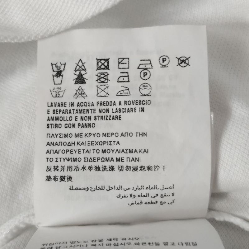 Prada Short Sleeve Polo Shirt Size M Men's - White X Red X Black