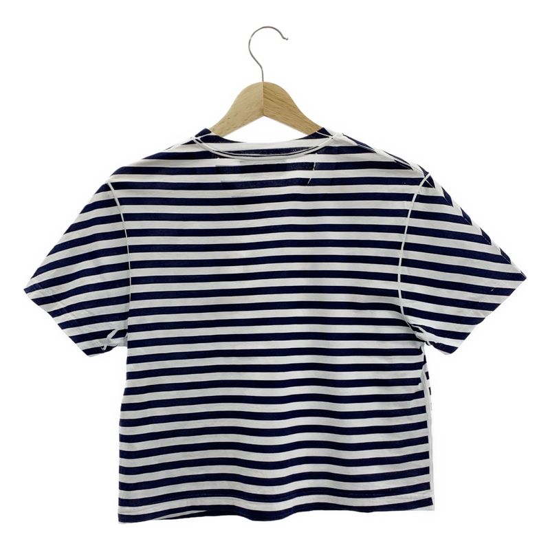 Gucci Interlocking Logo Print T-shirt Cut And Sewn - S - Navy White - Women's