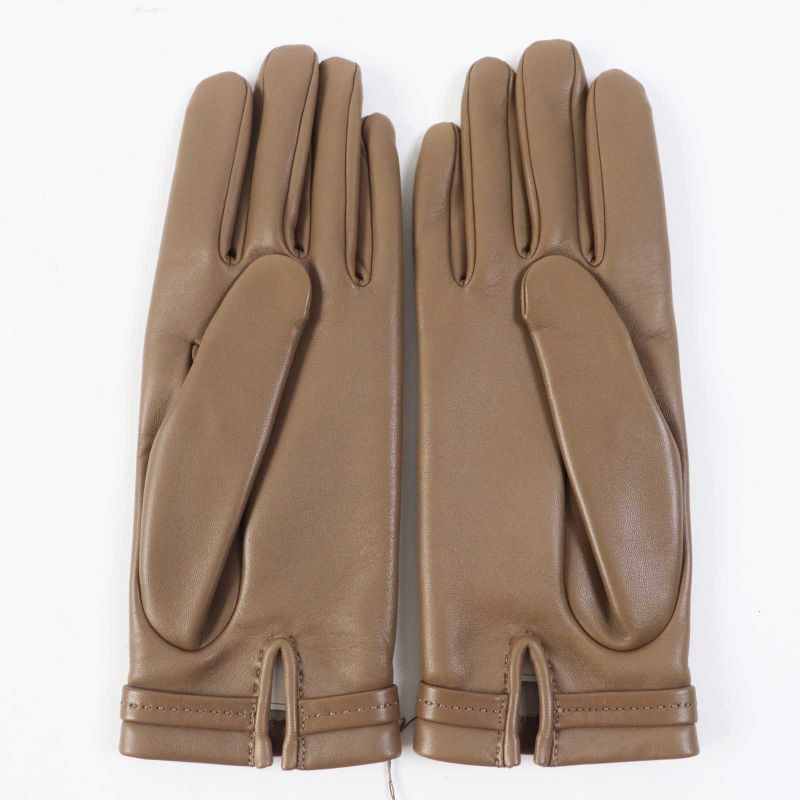 Hermes Dream Love Dream Love Lambleather With 100% Silk Lining Etoupe Heart