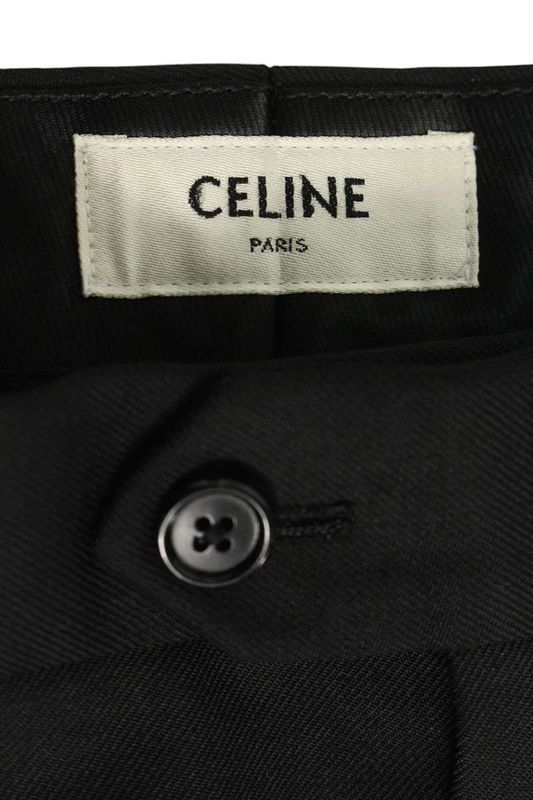 Celine 21AW 2p555673d Light Wool Gabardine Skate Long Pants Men 48