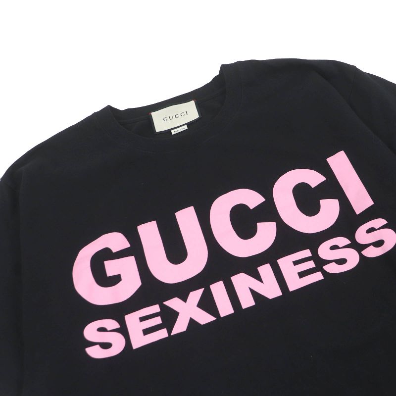 Gucci 616036 100% Cotton Sexiness Logo Print Oversized Short