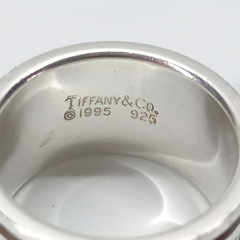 Size 14.5 11mm (0.43in) Atlas Ring 925 Silver Tiffany &co