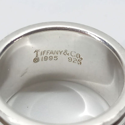 Size 14.5 11mm (0.43in) Atlas Ring 925 Silver Tiffany &co