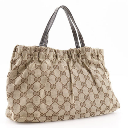 Gucci Heart Cles Sto 212994 GG Canvas Beige Ladies Handbag