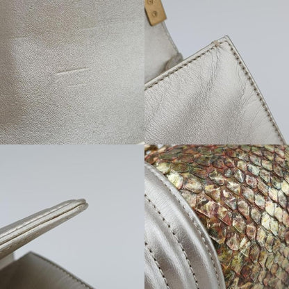 Chanel Boy Chanel Multicolor Lambskin And Snakeskin Leather A6708623974838