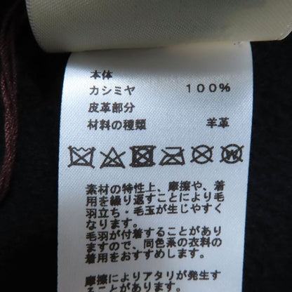 Hermes 2023 3h0141da 100% Cashmere Leather Use Belt Design Long Gilet Vest