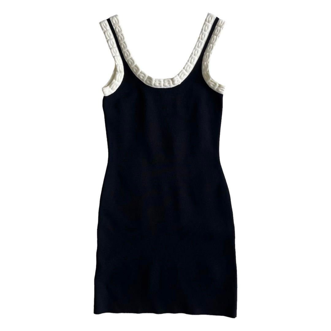 Alexander Wang Logo Jacquard Trim Tank Dress XS - The Reluxe