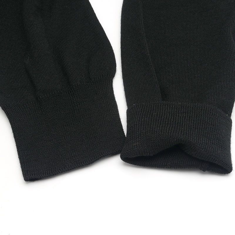 Balenciaga Back Logo Crew Neck Knit 534419 Size S Black