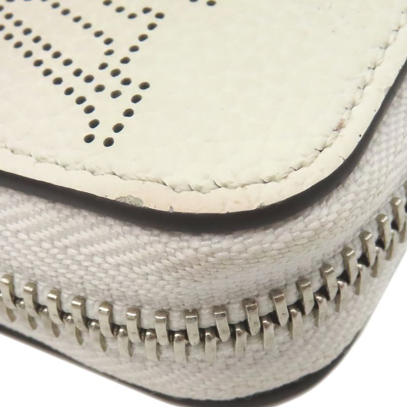 Louis Vuitton Long Wallet Zippy Wallet Monogram Mahina Pink and White Silver