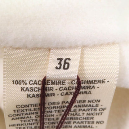 Hermes 23AW 3h0141da 100% Cashmere Leather Used Belt Design Long Gilet Vest Off