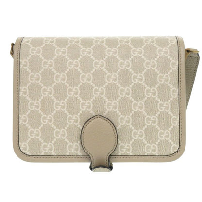Gucci Interlocking G 671620 GG Supreme Canvas Beige Shoulder Bag 1188 Gucci