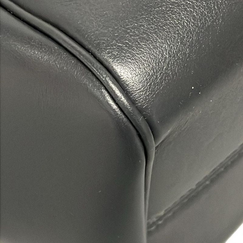 Celine Tote Bag Small Cabas Drawstring Cuir Triomphe Grey Leather