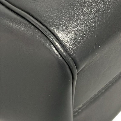 Celine Tote Bag Small Cabas Drawstring Cuir Triomphe Grey Leather