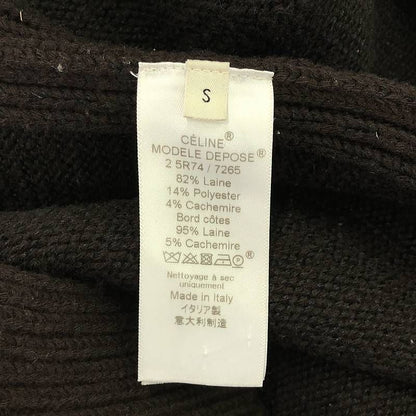 Celine - Phoebe Period Wool Cashmere Blend Oversized V-neck Knit Cardigan - S -