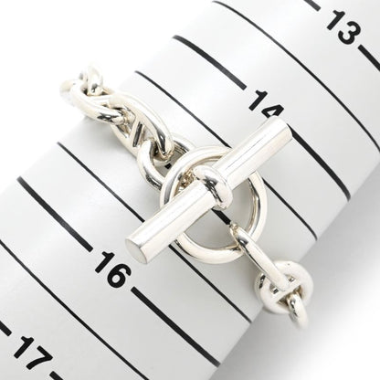 Hermes Bracelet Chaine D'ancre MM Silver 925 Silver 14 Frames Star Ring Silver