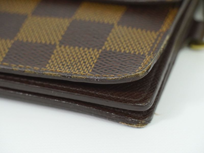 Authentic Louis Vuitton LV Portefeuille Accordeion Damier Ebène Long Wallet