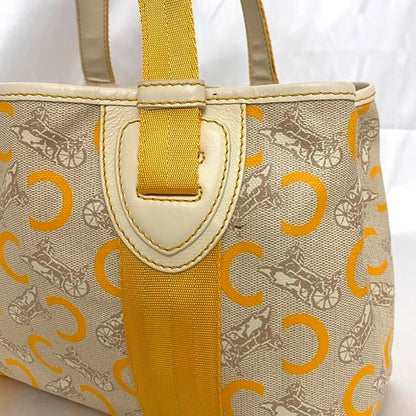 Celine Tote Bag Ec21549 Beige Yellow C Macadam