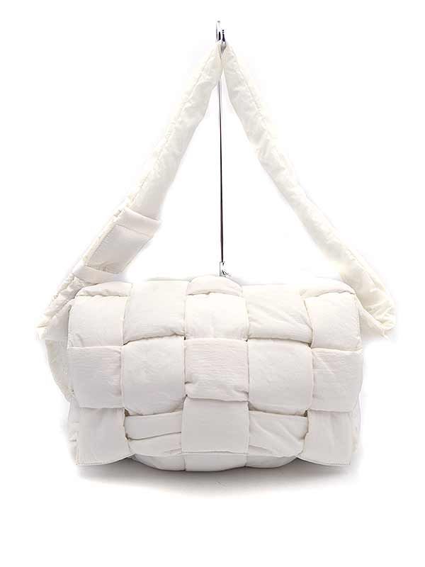 Bottega Veneta Maxi Padded Tech Cassette White Size: