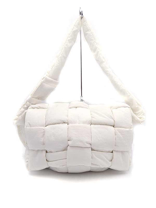 Bottega Veneta Maxi Padded Tech Cassette White Size: