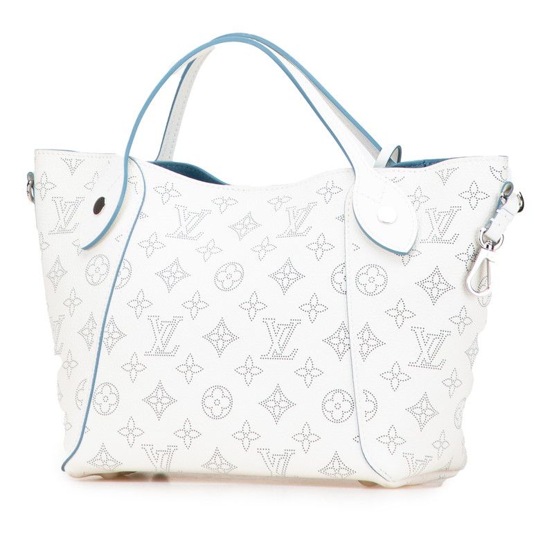 Louis Vuitton Mahina Hina PM Handbag Shoulder Bag 2WAY M56199 Snow White Blue