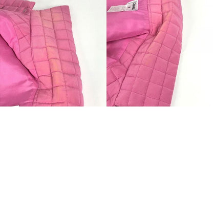 Chanel Vest CC Coco Mark Quilted P15739 Silk Pink