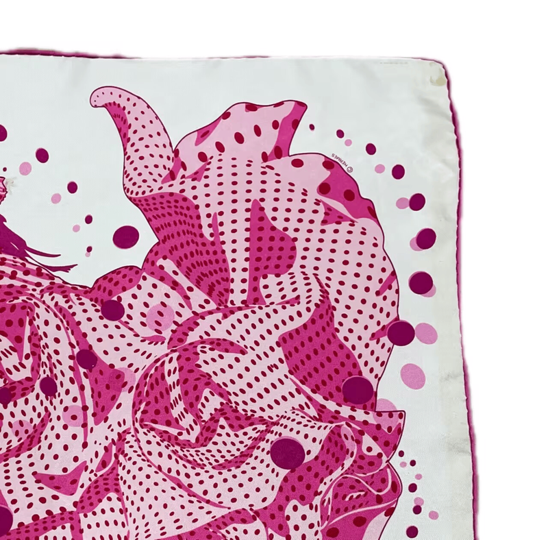 Hermes Carre 45 HOLA Flamenca Ola Flamenca 100% Silk Scarf